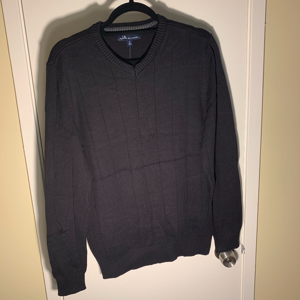 JA John Ashford Men's V-Neck sweater Black